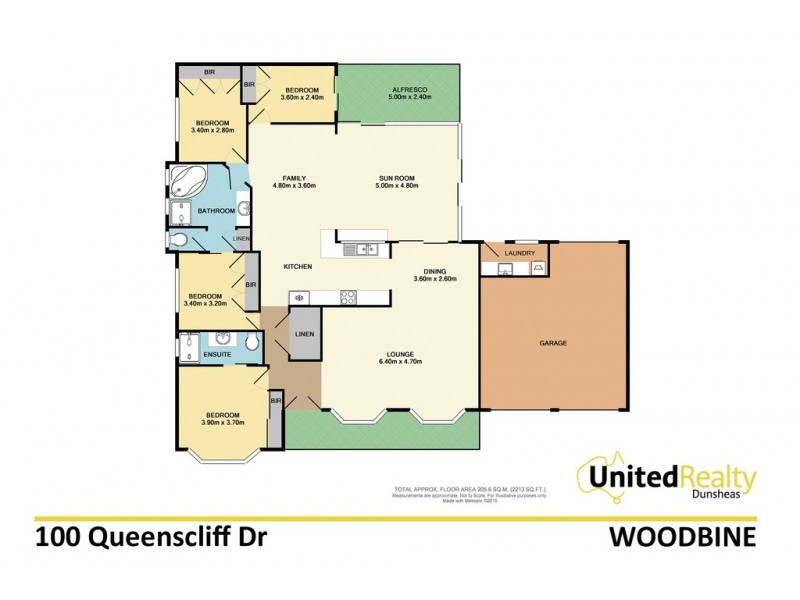 100 Queenscliff Drive, Woodbine NSW 2560 Floorplan