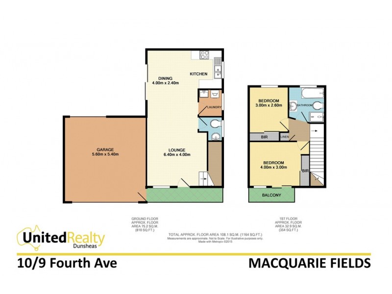 10/9-11 Fourth Avenue, Macquarie Fields NSW 2564 Floorplan