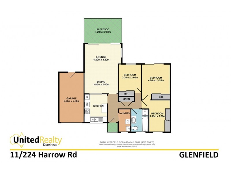 11/224 Harrow Road, Glenfield NSW 2167 Floorplan