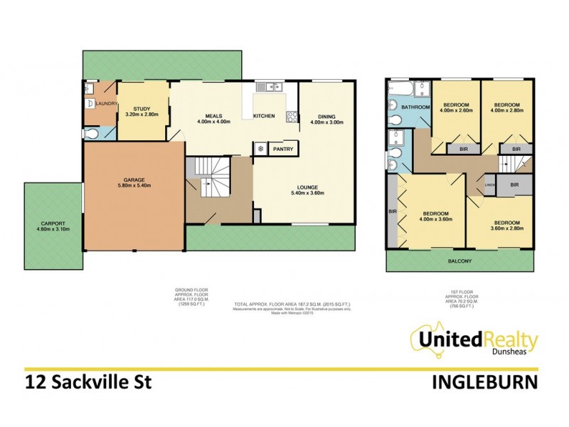 12 Sackville Street, Ingleburn NSW 2565 Floorplan