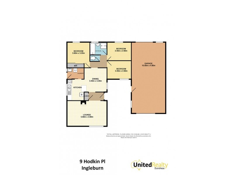 9 Hodkin Place, Ingleburn NSW 2565 Floorplan