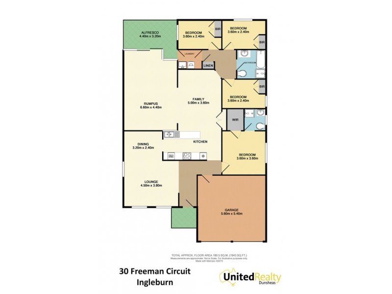 30 Freeman Circuit, Ingleburn NSW 2565 Floorplan
