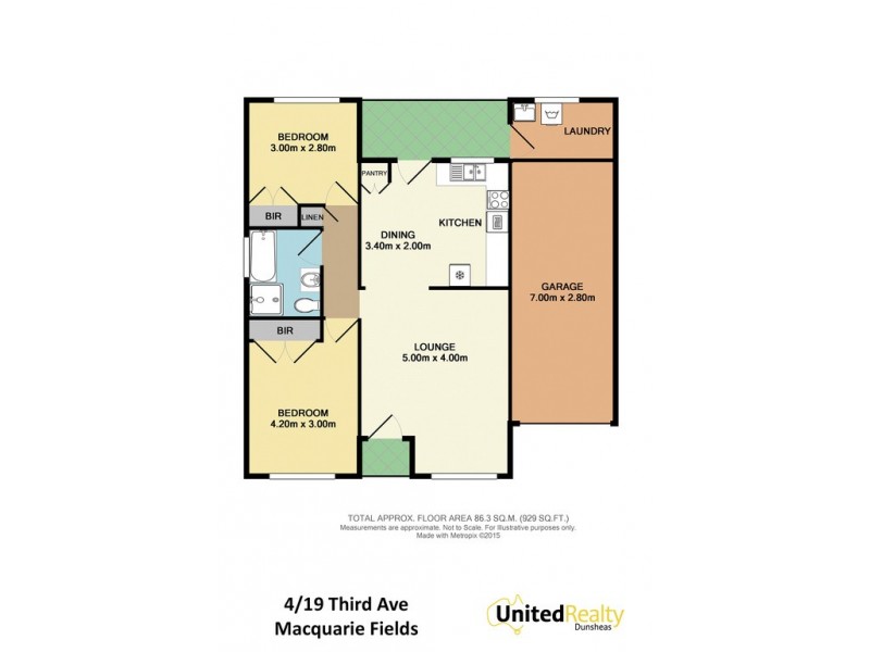 4/19-21 Third Avenue, Macquarie Fields NSW 2564 Floorplan