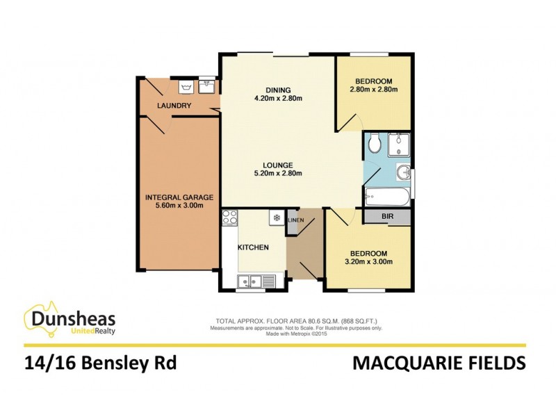 14/16 Bensley Road, Macquarie Fields NSW 2564 Floorplan