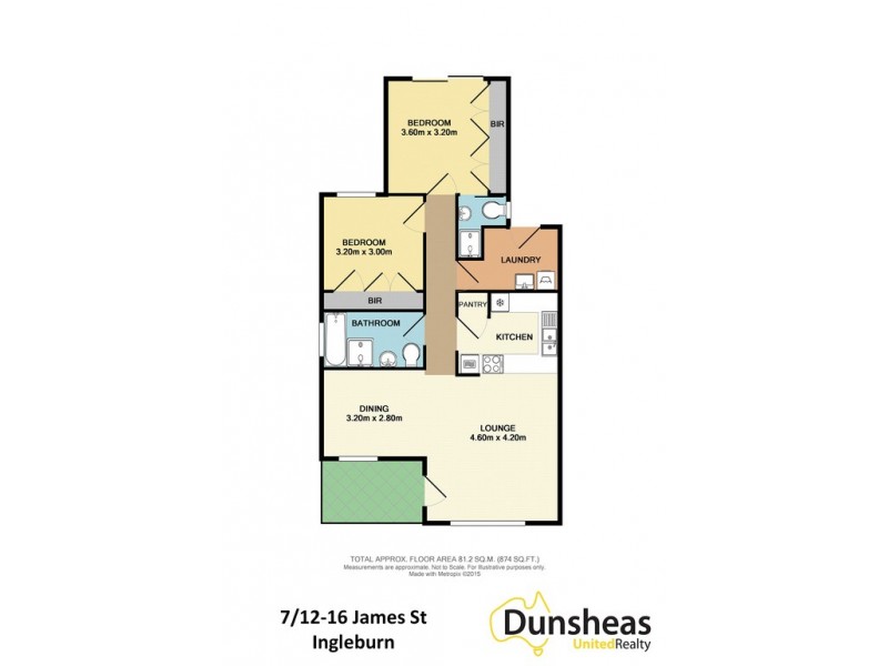 7/12-16 James Street, Ingleburn NSW 2565 Floorplan