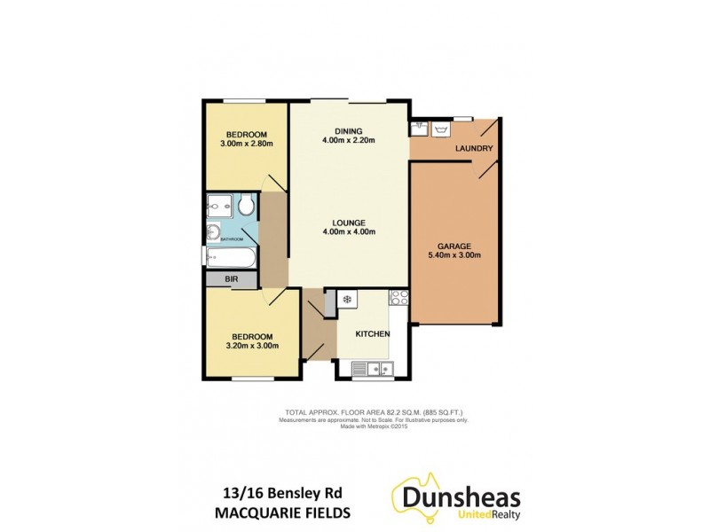 13/16 Bensley Road, Macquarie Fields NSW 2564 Floorplan