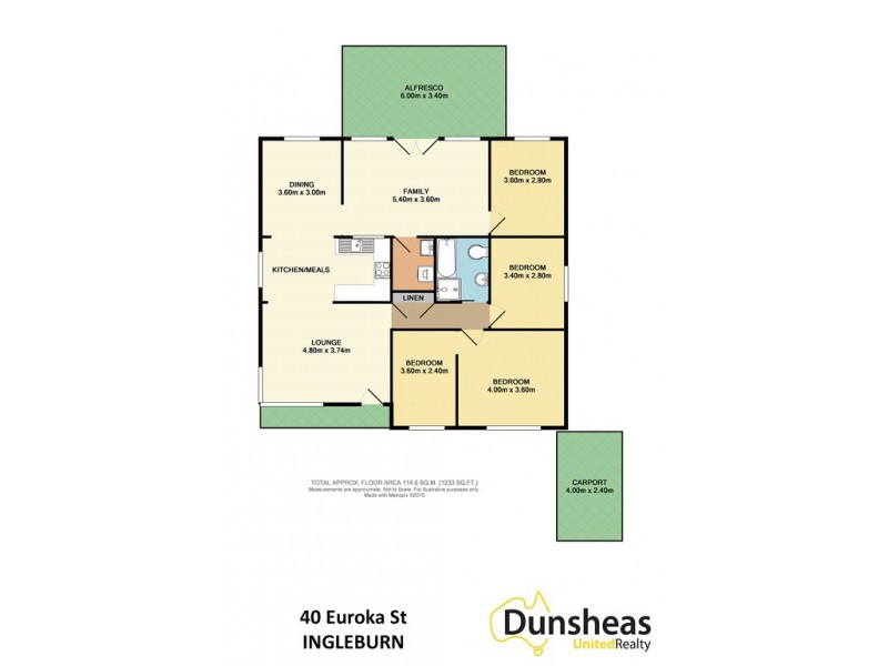 40 Euroka Street, Ingleburn NSW 2565 Floorplan