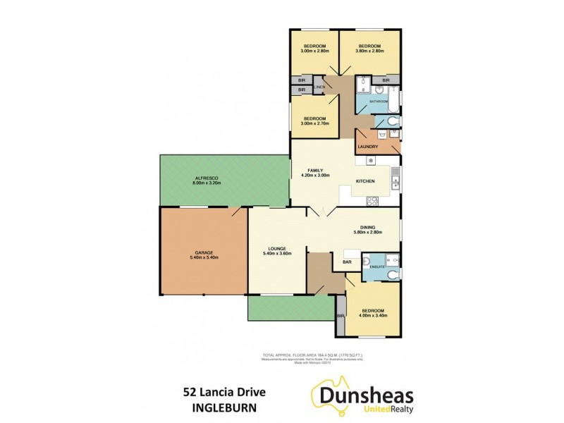 52 Lancia Drive, Ingleburn NSW 2565 Floorplan