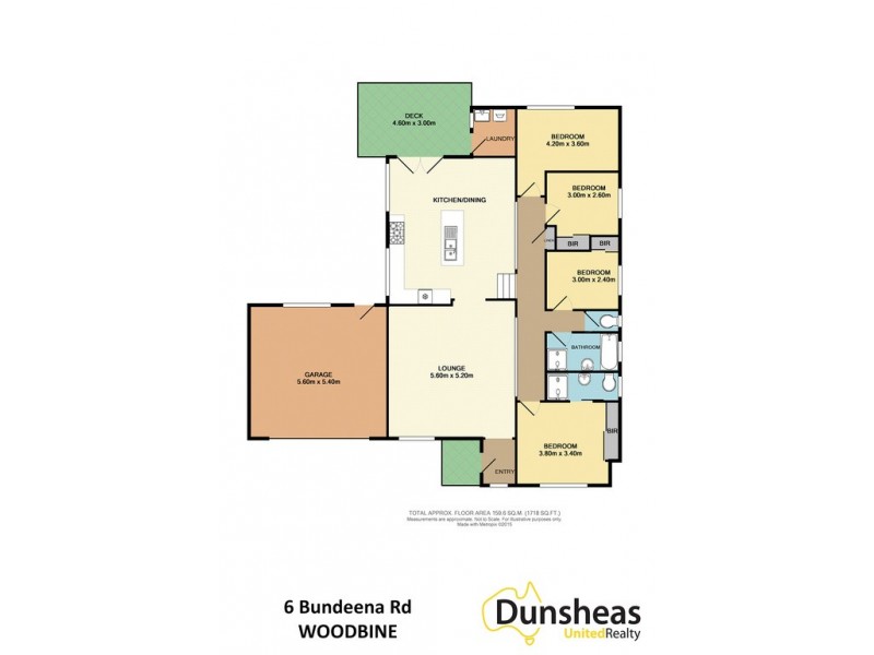 6 Bundeena Road, Woodbine NSW 2560 Floorplan