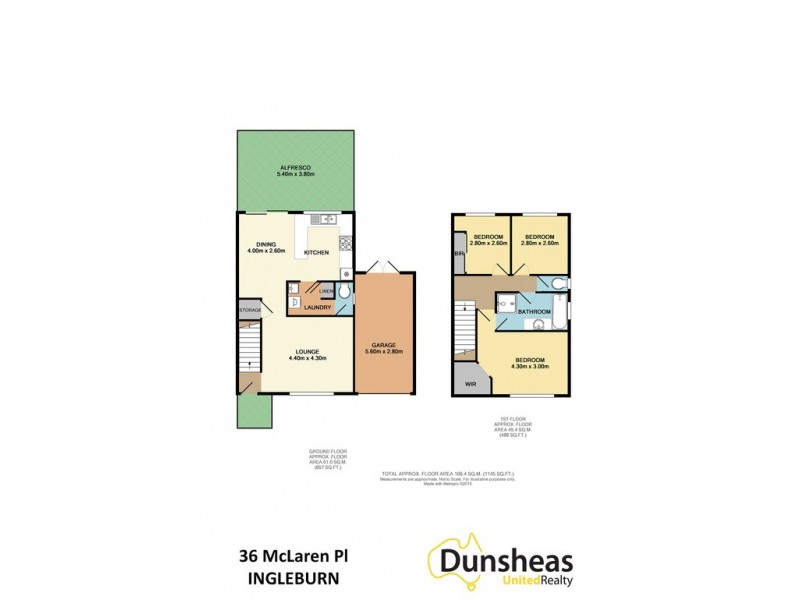 36 McLaren Place, Ingleburn NSW 2565 Floorplan