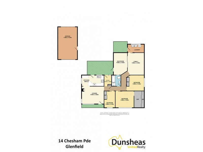 14 Chesham Parade, Glenfield NSW 2167 Floorplan
