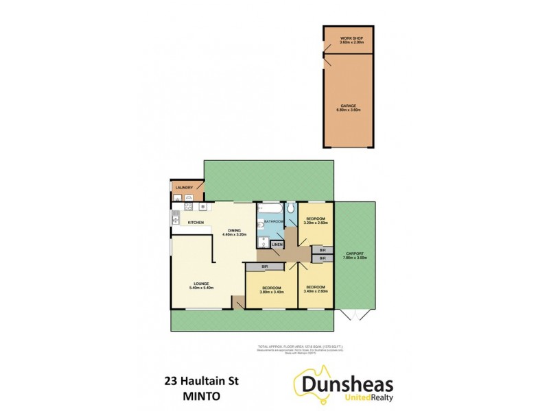 23 Haultain Street, Minto NSW 2566 Floorplan