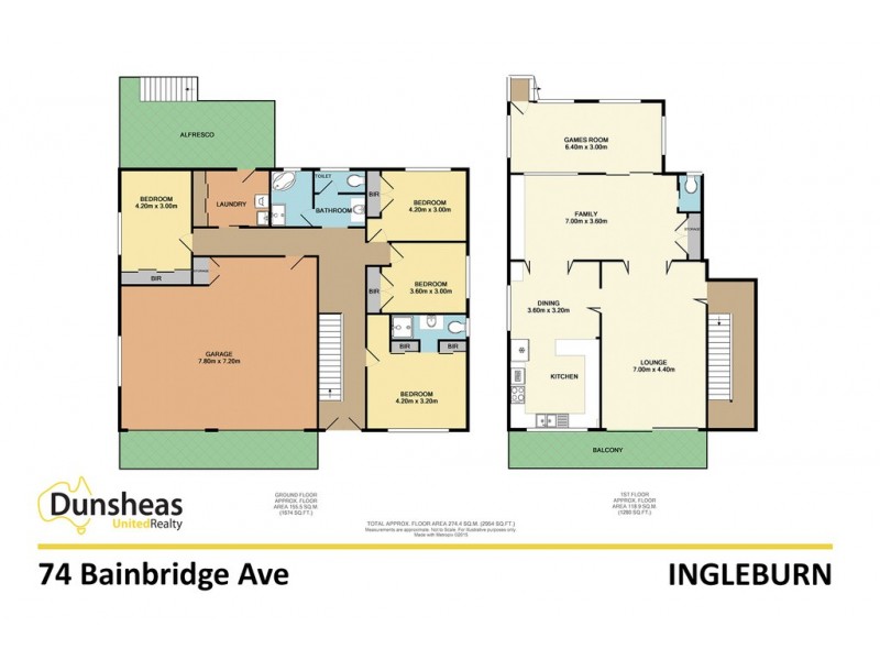 74 Bainbridge Avenue, Ingleburn NSW 2565 Floorplan