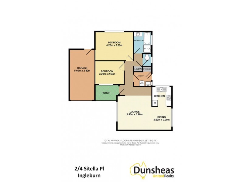 2/4 Sitella Place, Ingleburn NSW 2565 Floorplan
