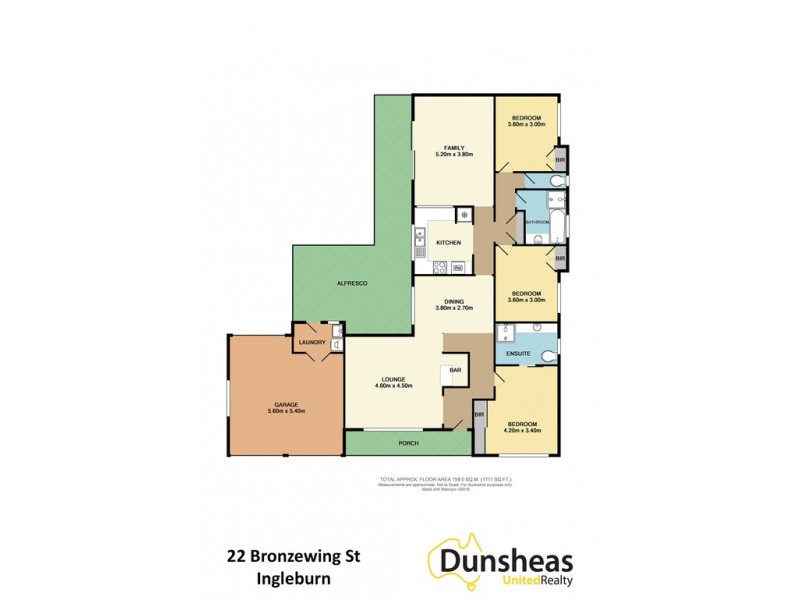 22 Bronzewing Street, Ingleburn NSW 2565 Floorplan