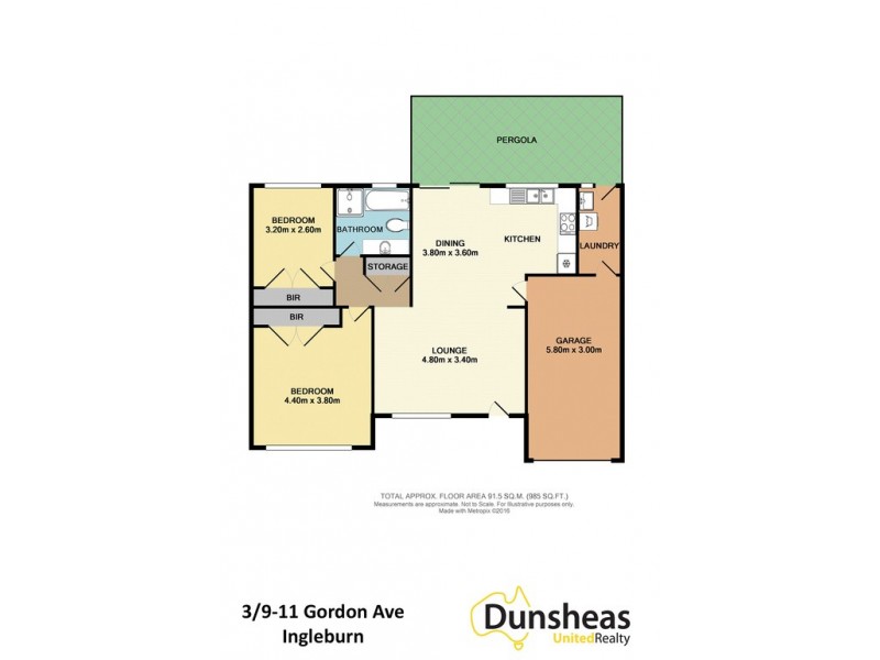 3/9-11 Gordon Avenue, Ingleburn NSW 2565 Floorplan
