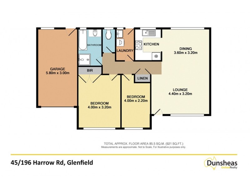 45/196-200 Harrow Road, Glenfield NSW 2167 Floorplan