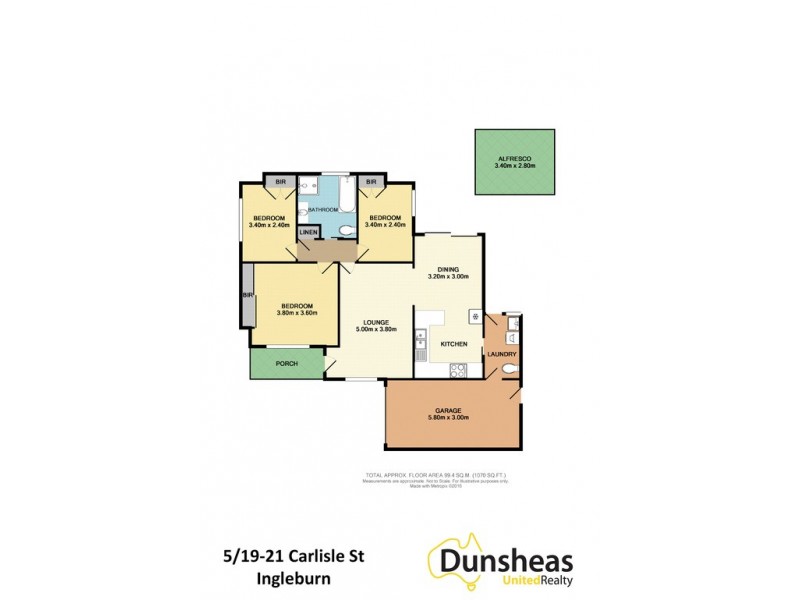 5/19-21 Carlisle Street, Ingleburn NSW 2565 Floorplan