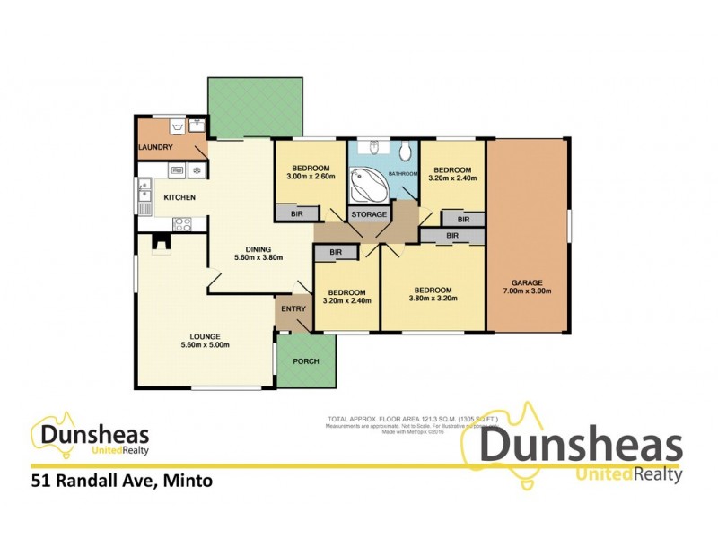 51 Randall Avenue, Minto NSW 2566 Floorplan