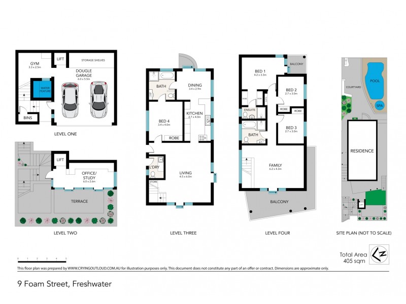 9 Foam Street, Freshwater NSW 2096 Floorplan