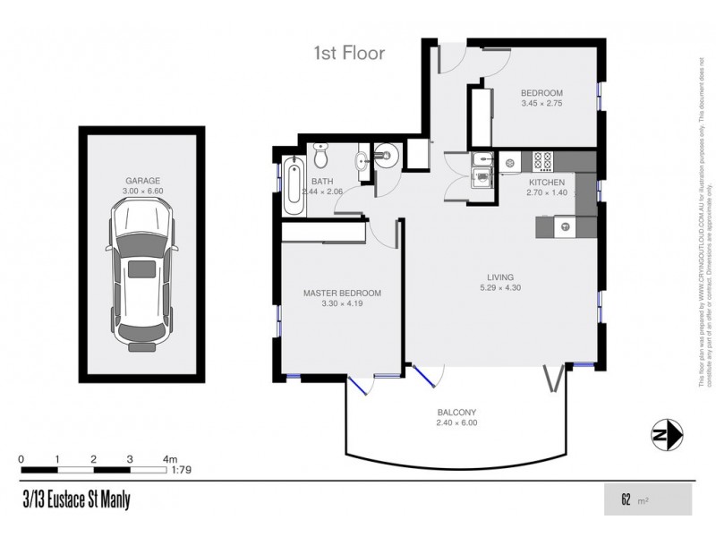 3/13 Eustace Street, Manly NSW 2095