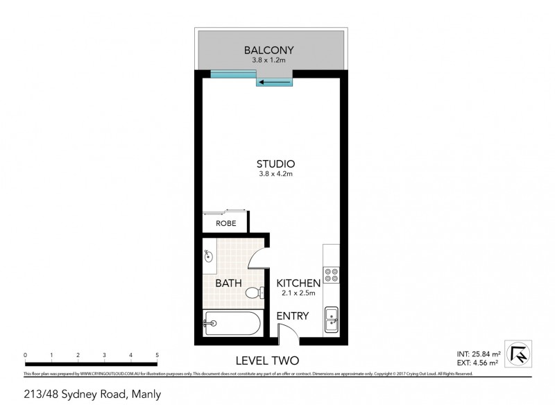 213/48 Sydney Road, Manly NSW 2095 Floorplan