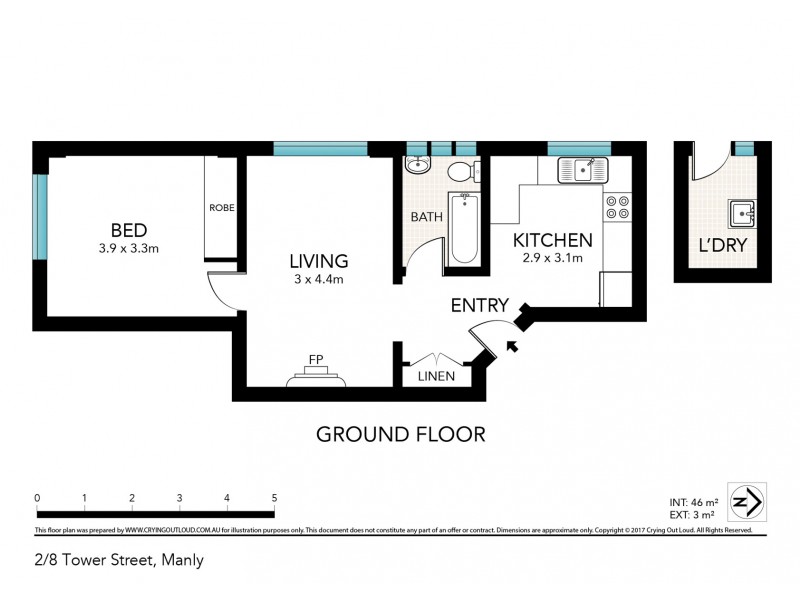 2/8 Tower Street, Manly NSW 2095 Floorplan