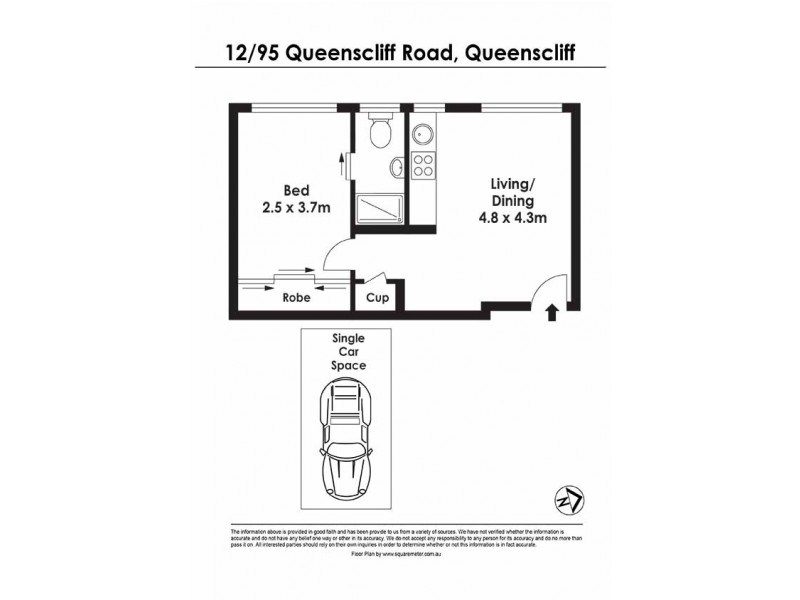 12/95 Queenscliff Road, Queenscliff NSW 2096 Floorplan
