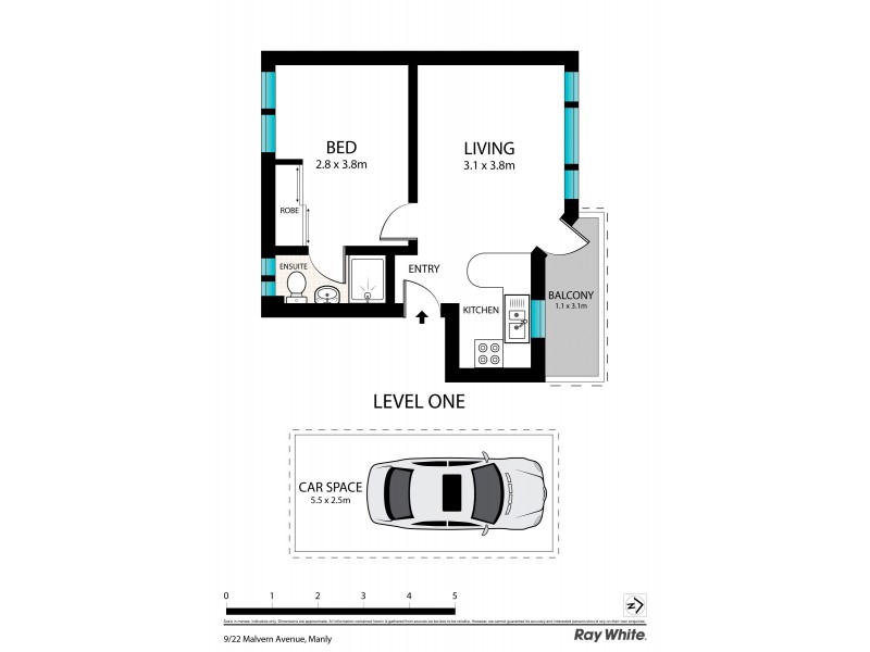 9/22 Malvern Avenue, Manly NSW 2095 Floorplan