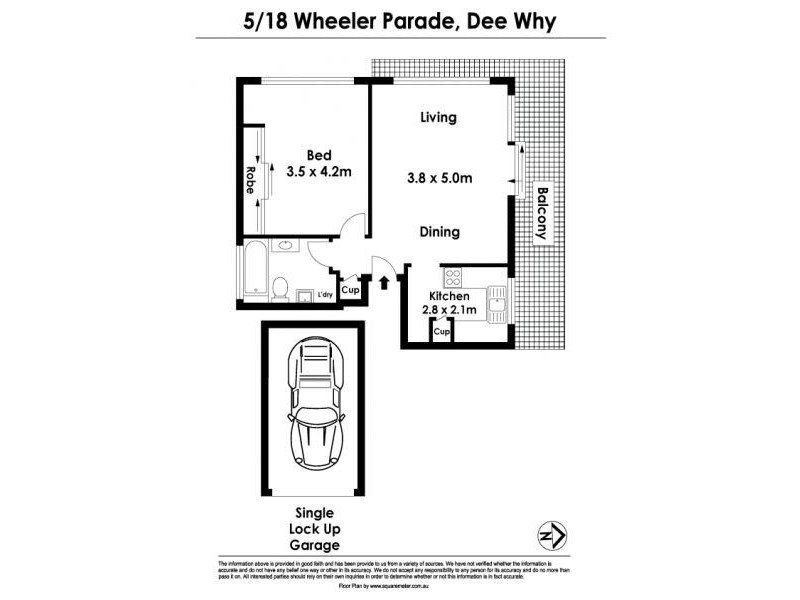 5/18 WHEELER PARADE, Dee Why NSW 2099 Floorplan