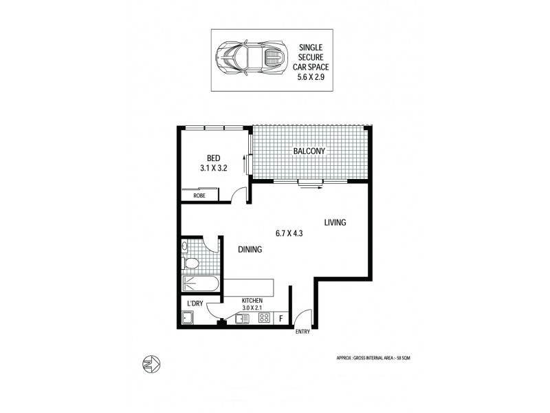 20/1-5 The Crescent, Dee Why NSW 2099 Floorplan