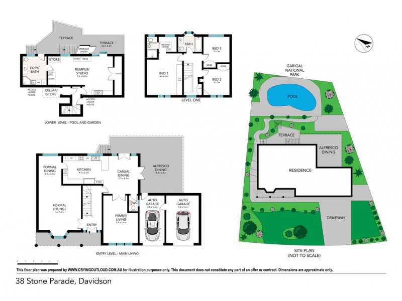 38 Stone Parade, Davidson NSW 2085 Floorplan