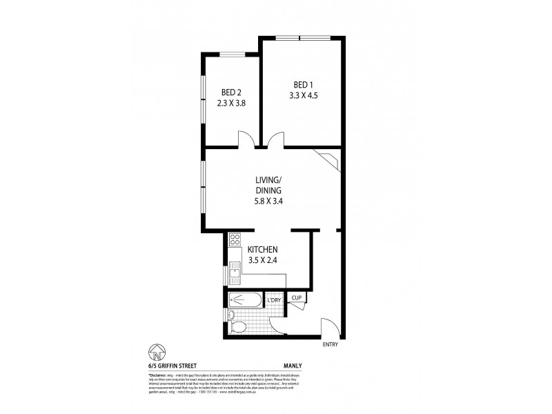 6/5 GRIFFIN STREET, Manly NSW 2095