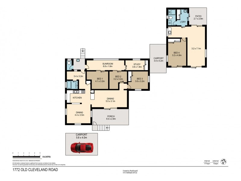 1772 OLD CLEVELAND ROAD, Chandler QLD 4155 Floorplan
