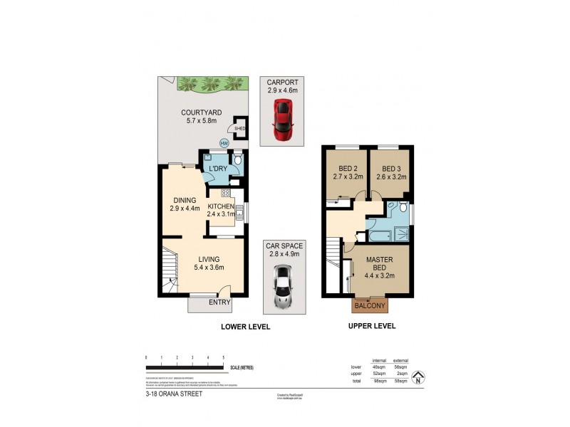 3/18 ORANA STREET, Carina QLD 4152 Floorplan