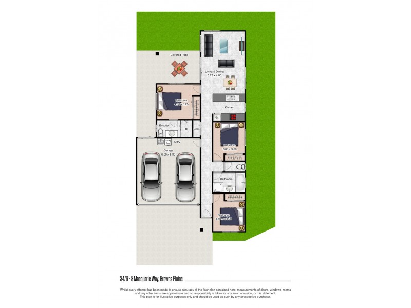 34/6-8 MACQUARIE WAY, Browns Plains QLD 4118 Floorplan