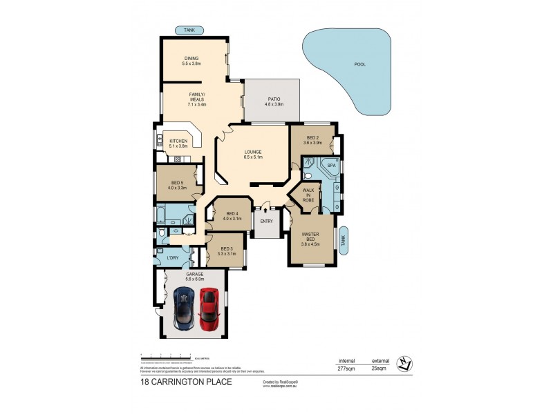 18 CARRINGTON PLACE, Carindale QLD 4152 Floorplan