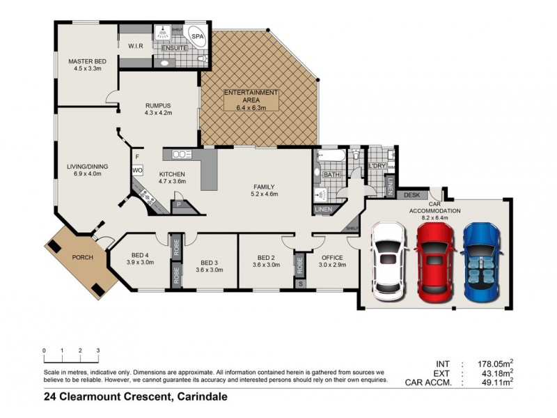 24 CLEARMOUNT CRESCENT, Carindale QLD 4152 Floorplan