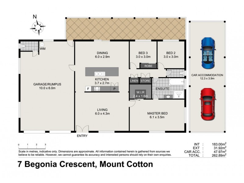 7 Begonia Cres, Mount Cotton QLD 4165 Floorplan