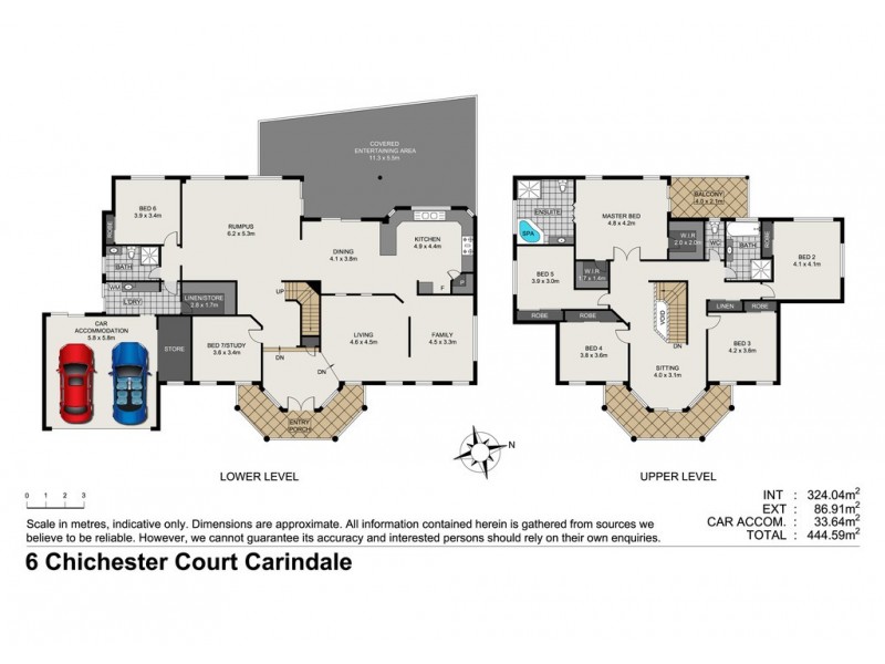 6 CHICHESTER COURT, Carindale QLD 4152 Floorplan