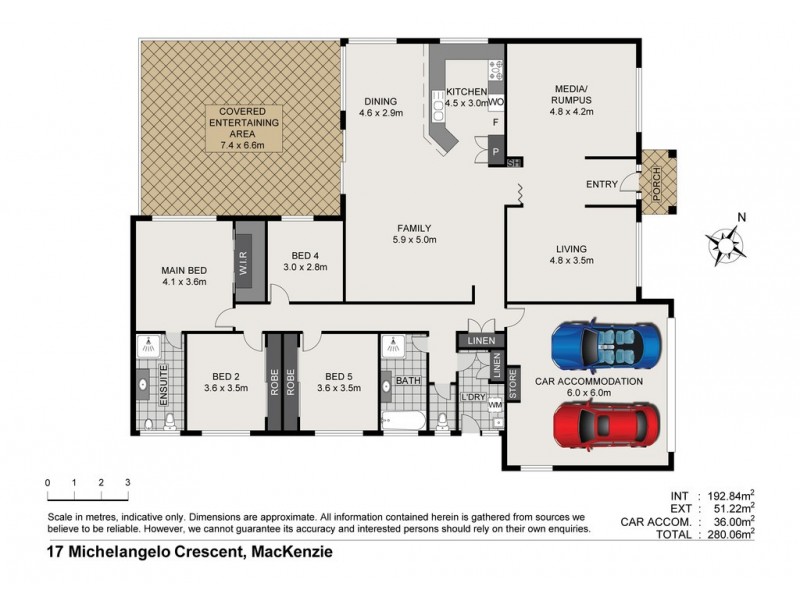 17 MICHELANGELO CRESCENT, Mackenzie QLD 4156 Floorplan