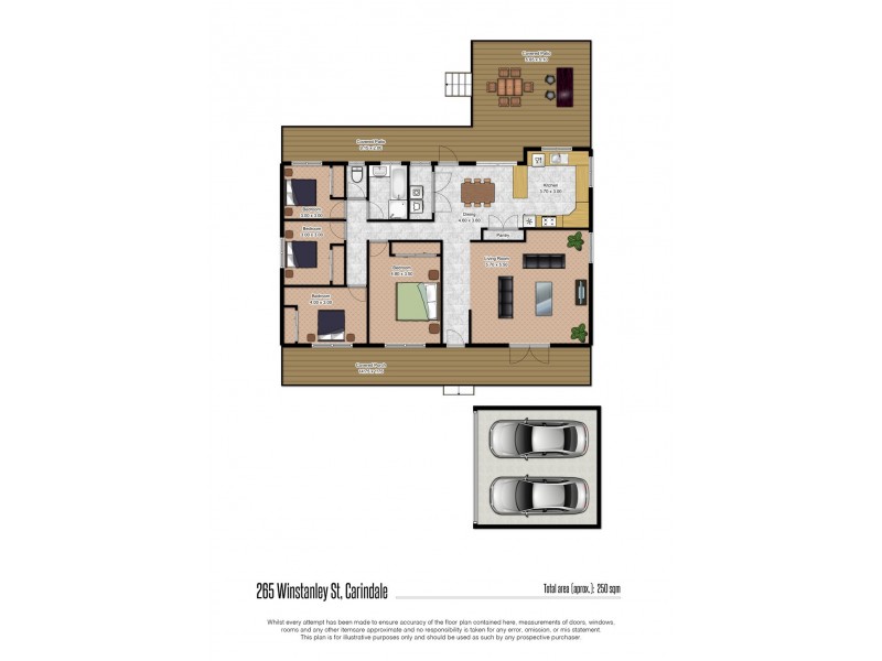 265 Winstanley Street, Carindale QLD 4152 Floorplan