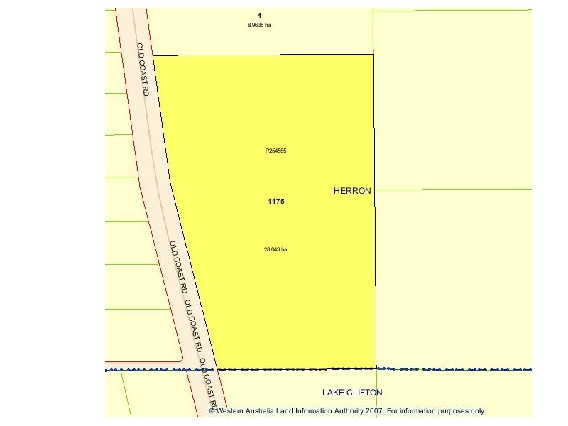 Lot 1175 Old Coast Road, Lake Clifton WA 6215
