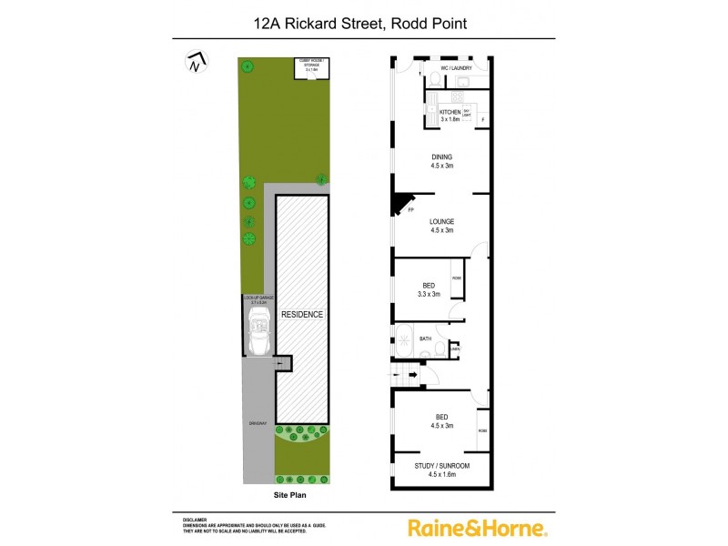 12a Rickard Street, Rodd Point NSW 2046 Floorplan