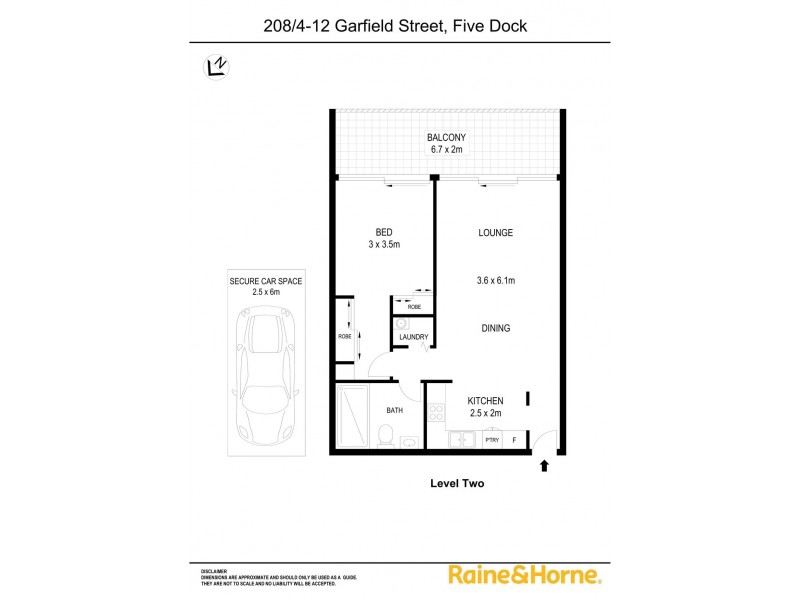 208/4-12 Garfield Street, Five Dock NSW 2046 Floorplan