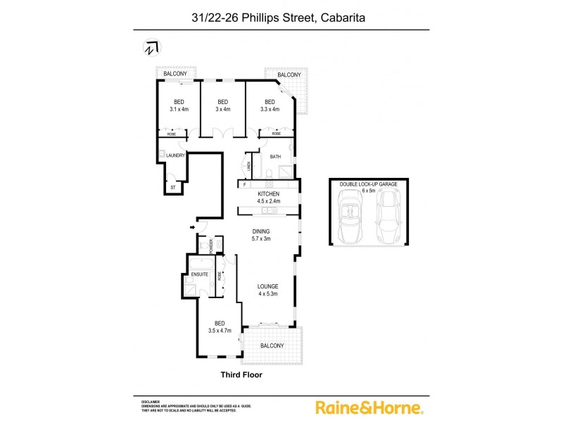31/26 Phillips Street, Cabarita NSW 2137 Floorplan