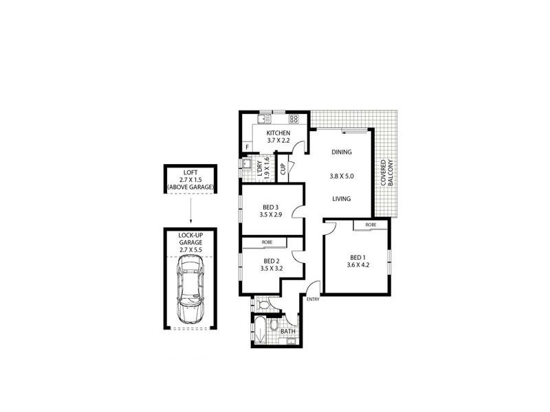 2/60 Kensington Street, Summer Hill NSW 2130 Floorplan
