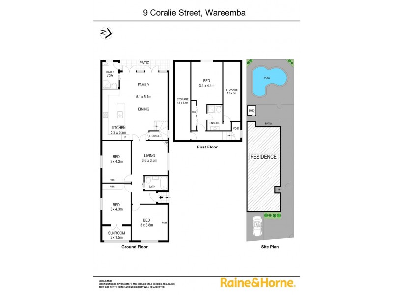 9 Coralie Street, Wareemba NSW 2046 Floorplan
