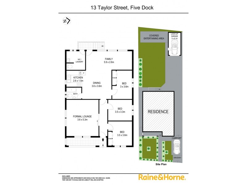 13 Taylor Street, Five Dock NSW 2046 Floorplan