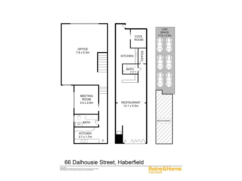 66 DALHOUSIE STREET, Haberfield NSW 2045 Floorplan